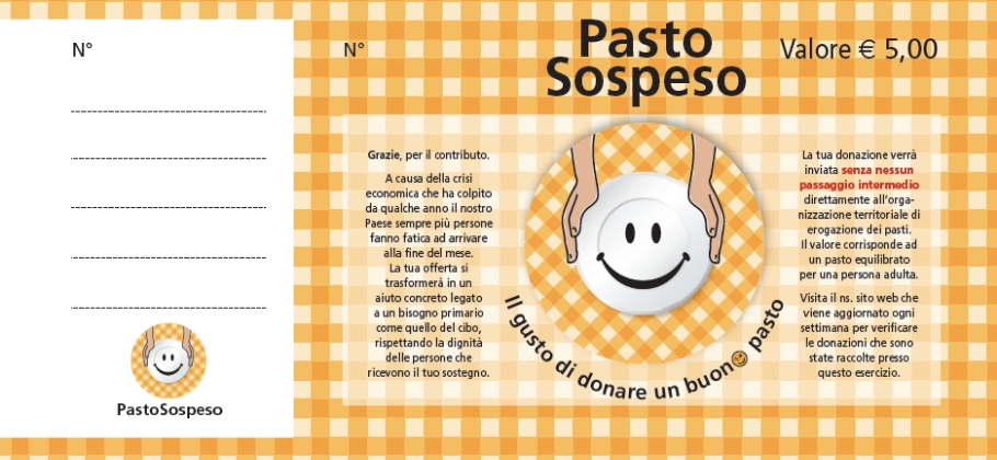 Card pasto sospeso